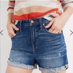 Madewell High Rise Denim Shorts